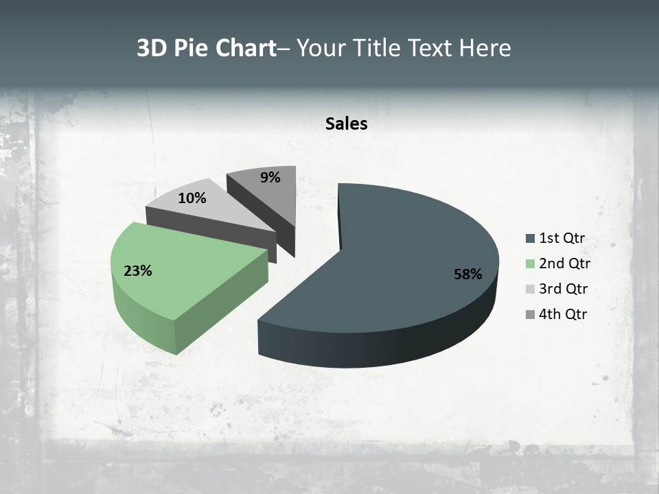 Brush Messy Background PowerPoint Template