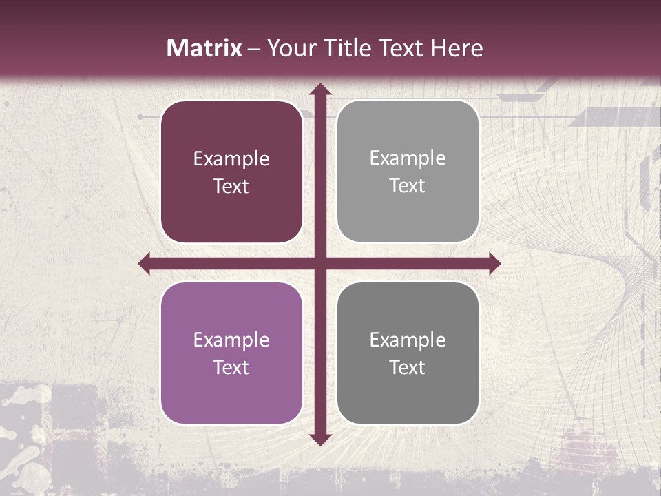 Distressed Collage Artistic PowerPoint Template