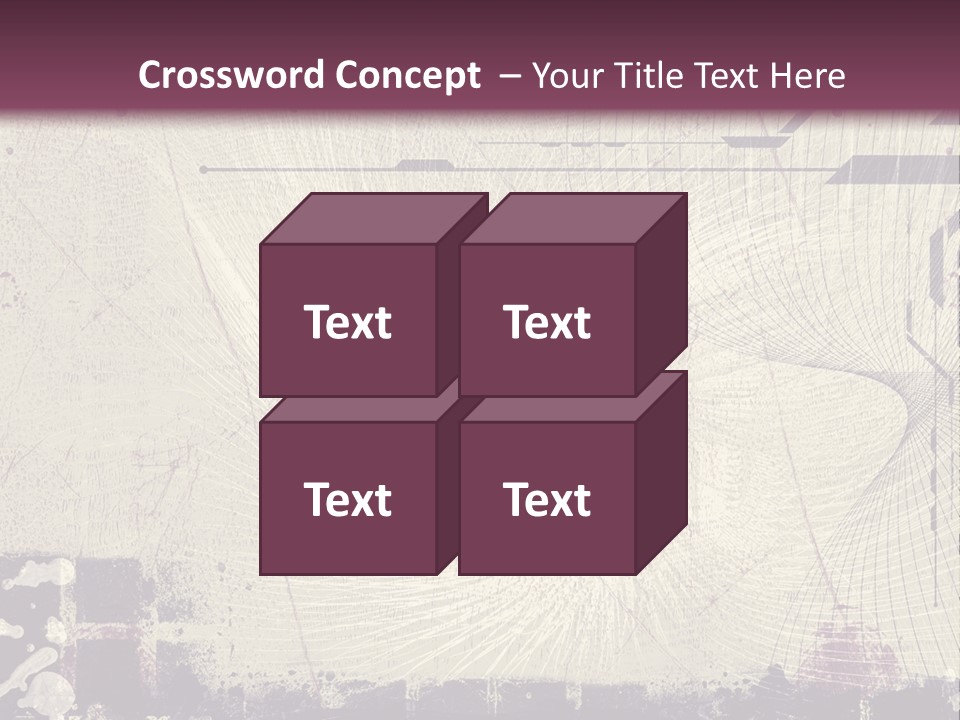 Distressed Collage Artistic PowerPoint Template