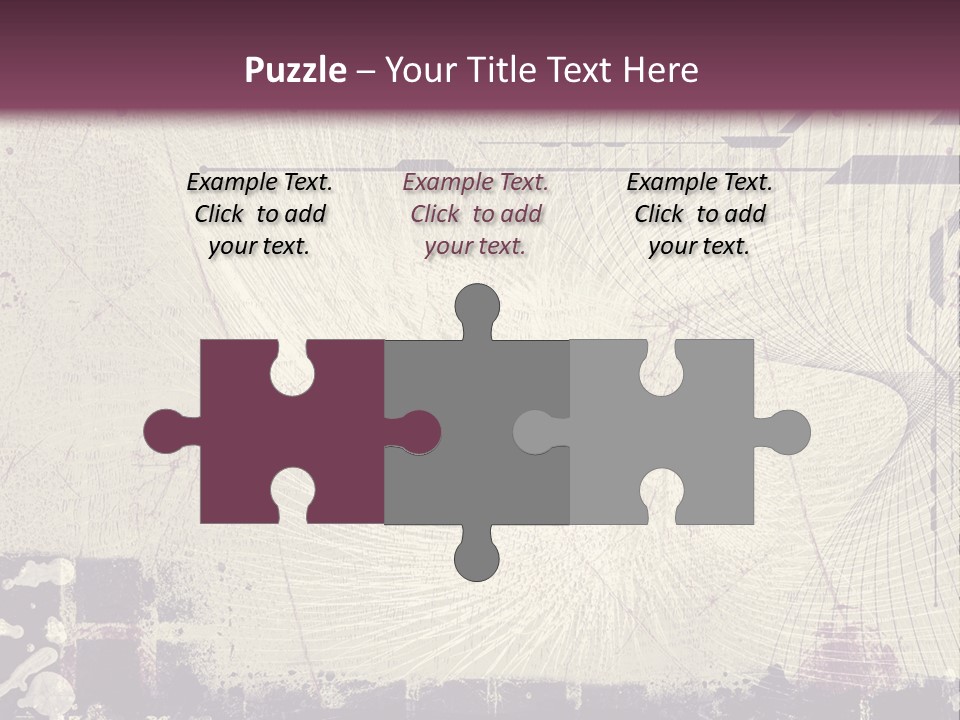 Distressed Collage Artistic PowerPoint Template