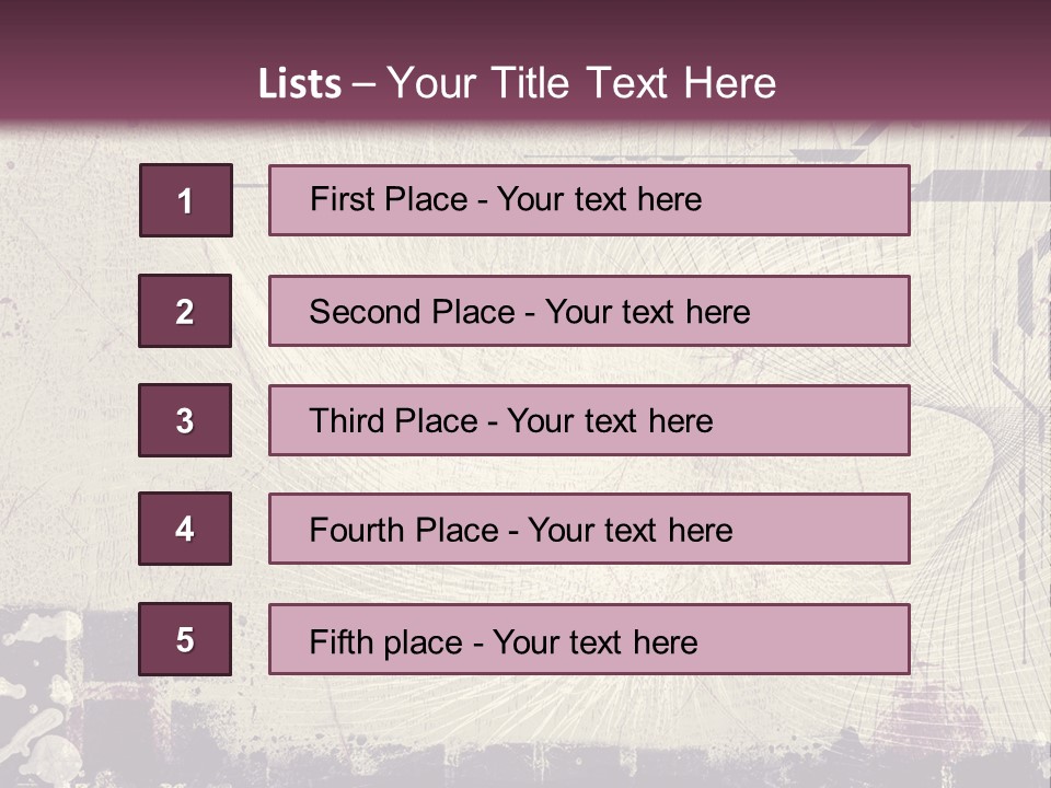 Distressed Collage Artistic PowerPoint Template