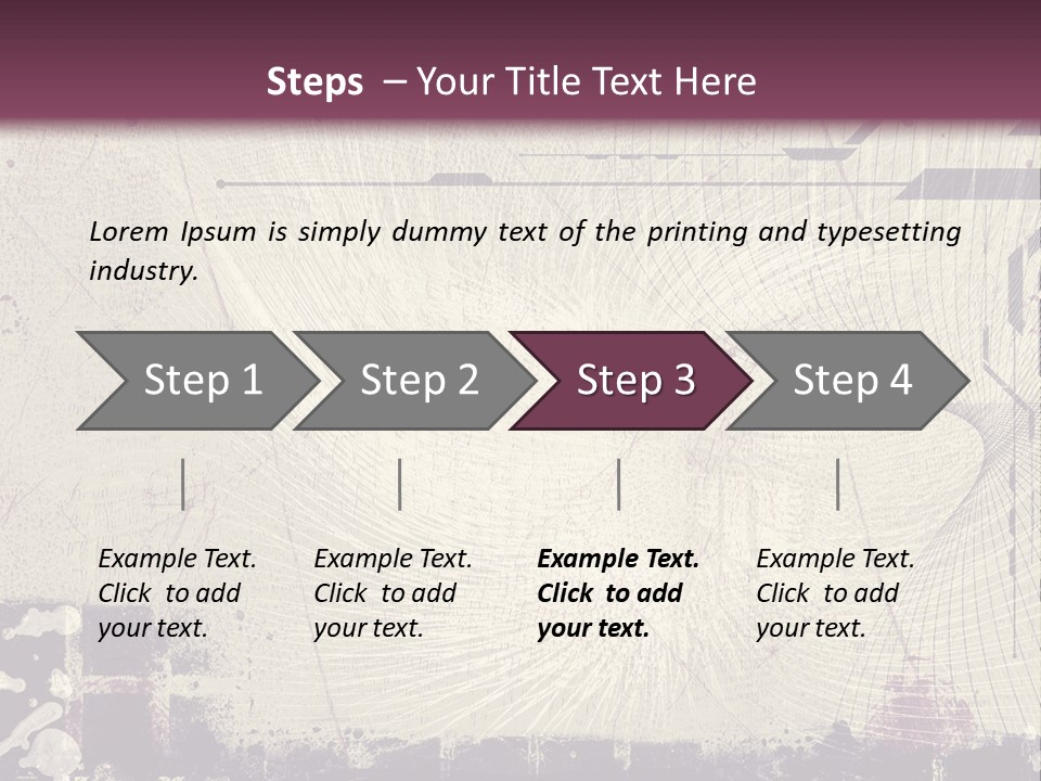 Distressed Collage Artistic PowerPoint Template