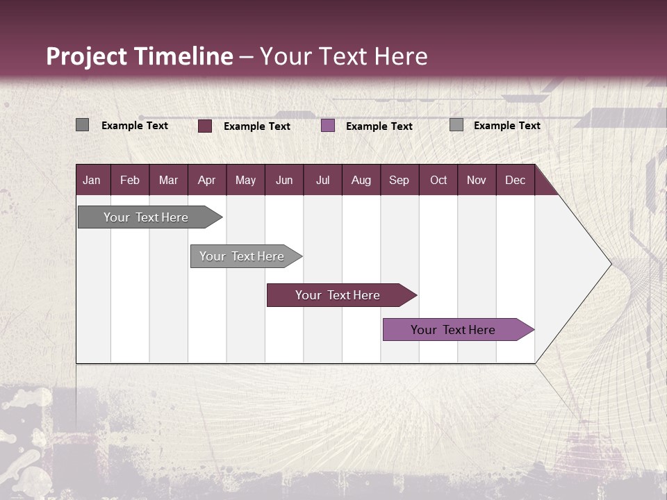 Distressed Collage Artistic PowerPoint Template