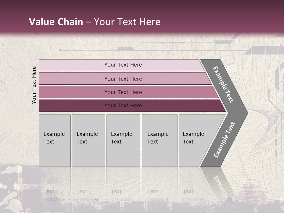 Distressed Collage Artistic PowerPoint Template