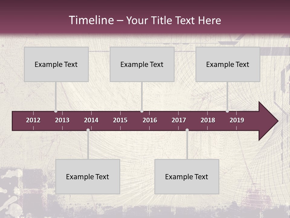 Distressed Collage Artistic PowerPoint Template