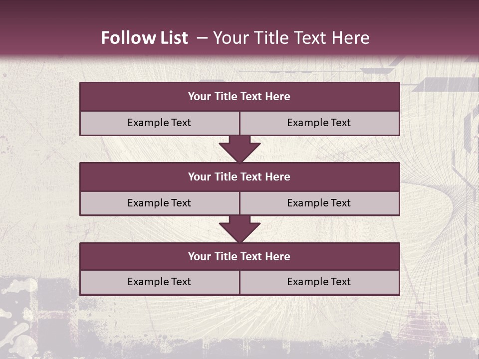 Distressed Collage Artistic PowerPoint Template
