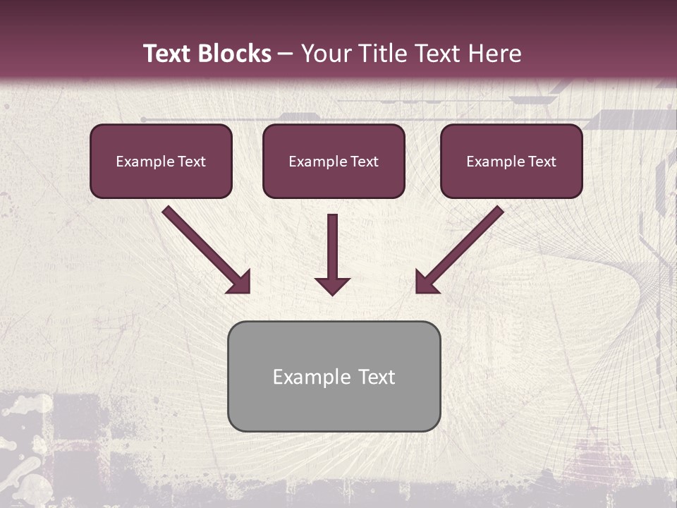 Distressed Collage Artistic PowerPoint Template