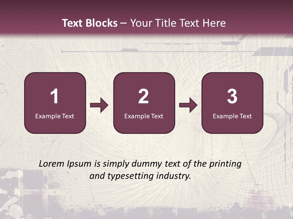 Distressed Collage Artistic PowerPoint Template