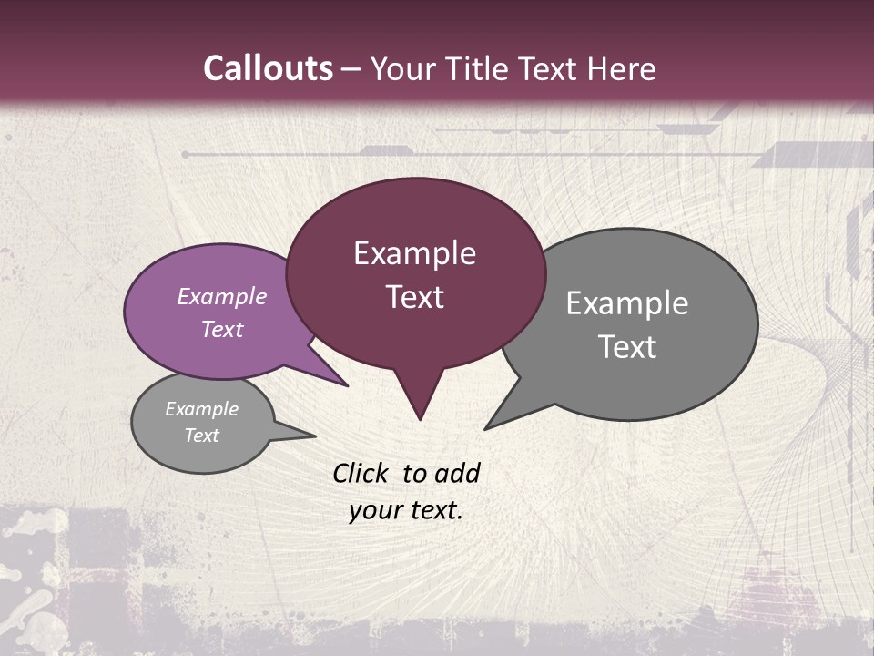 Distressed Collage Artistic PowerPoint Template
