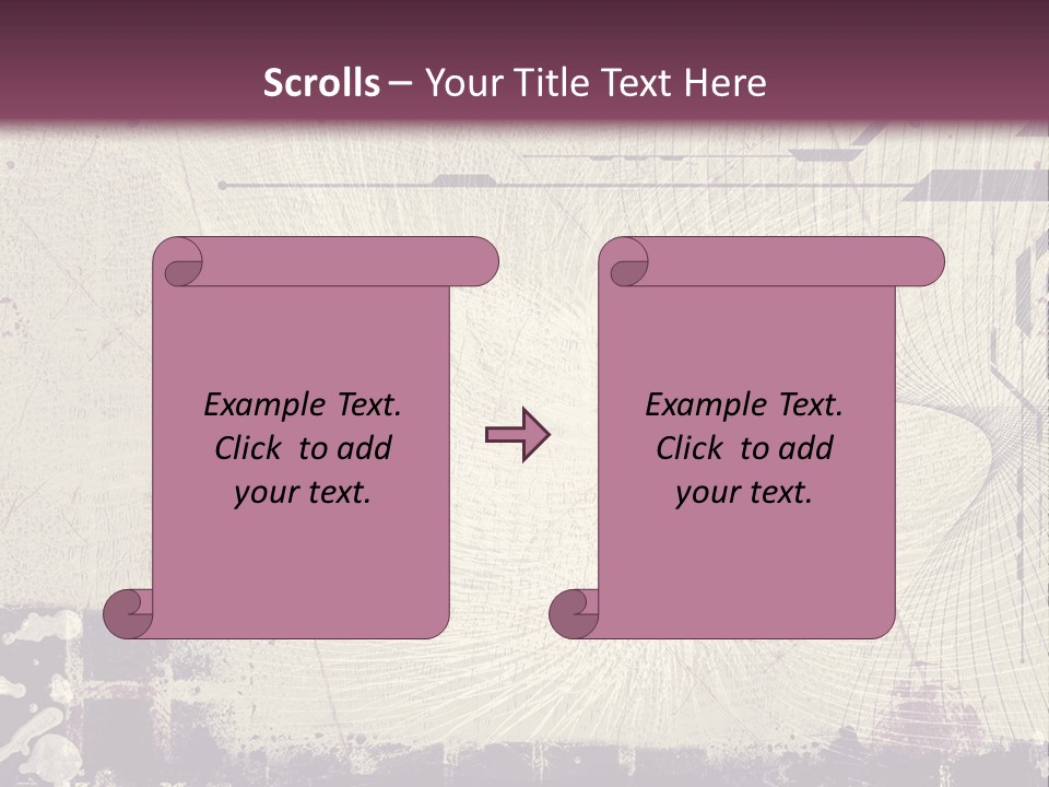Distressed Collage Artistic PowerPoint Template