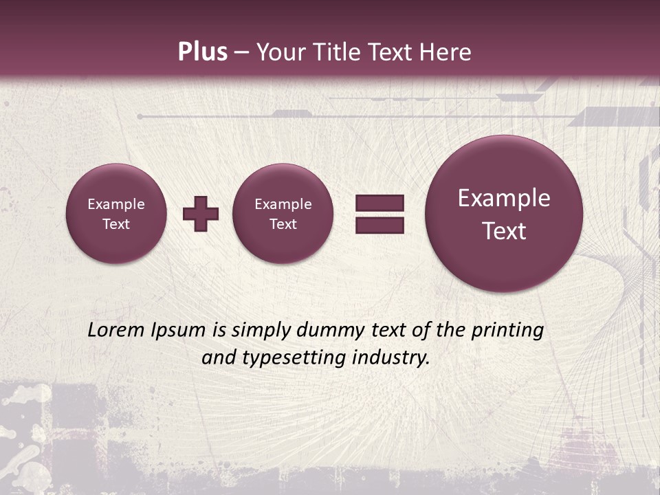 Distressed Collage Artistic PowerPoint Template