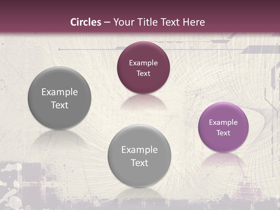 Distressed Collage Artistic PowerPoint Template