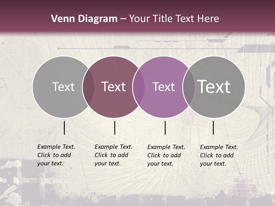 Distressed Collage Artistic PowerPoint Template