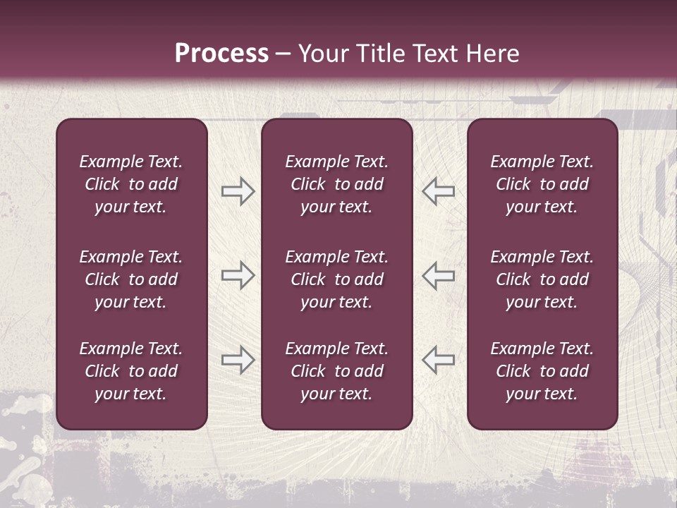 Distressed Collage Artistic PowerPoint Template