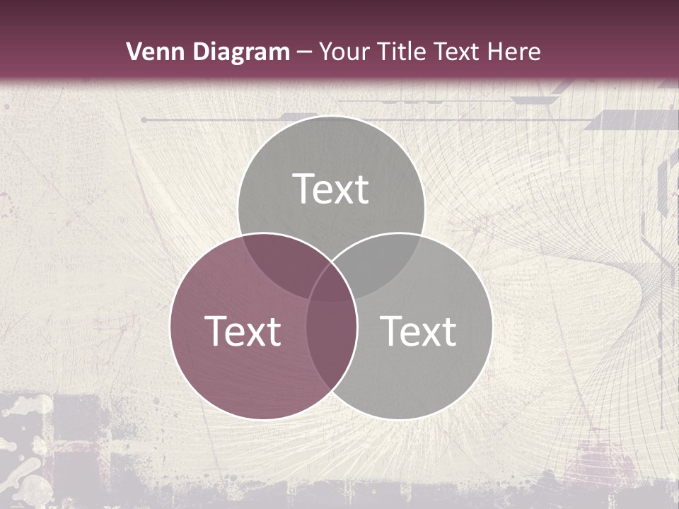 Distressed Collage Artistic PowerPoint Template