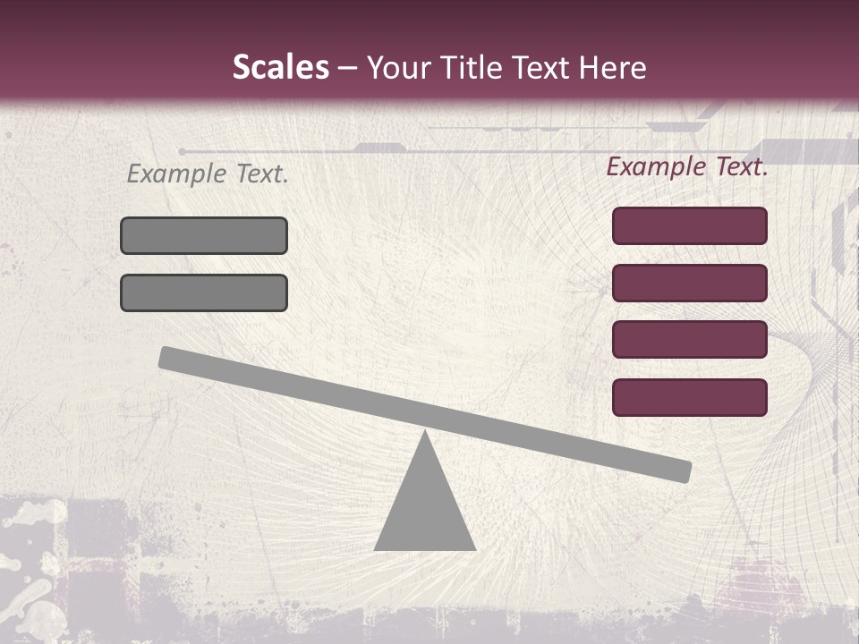 Distressed Collage Artistic PowerPoint Template