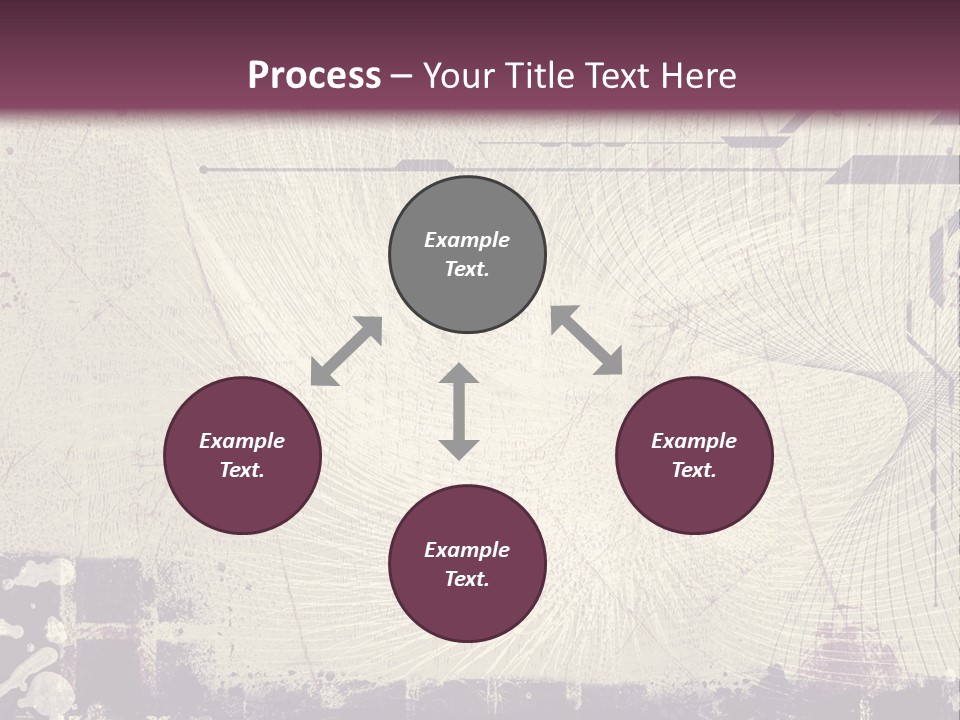 Distressed Collage Artistic PowerPoint Template