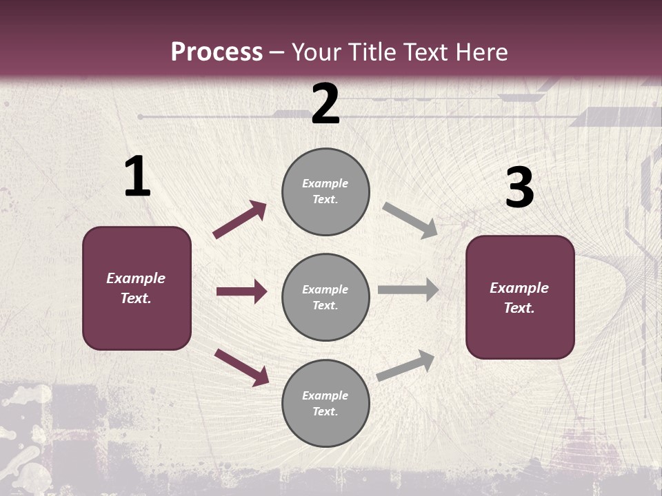 Distressed Collage Artistic PowerPoint Template