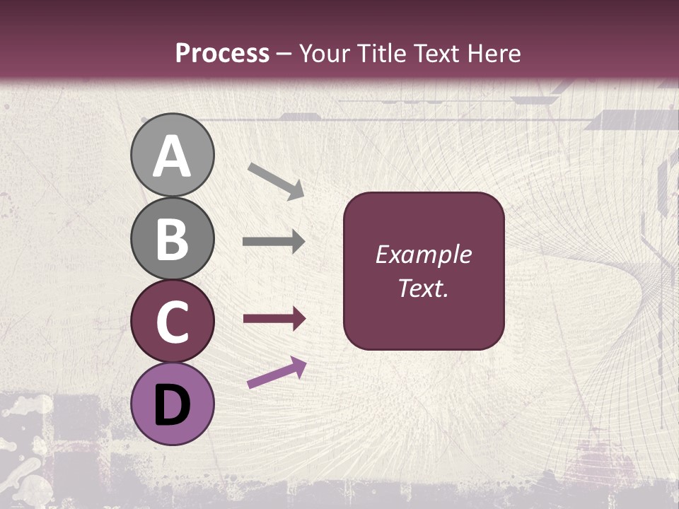 Distressed Collage Artistic PowerPoint Template