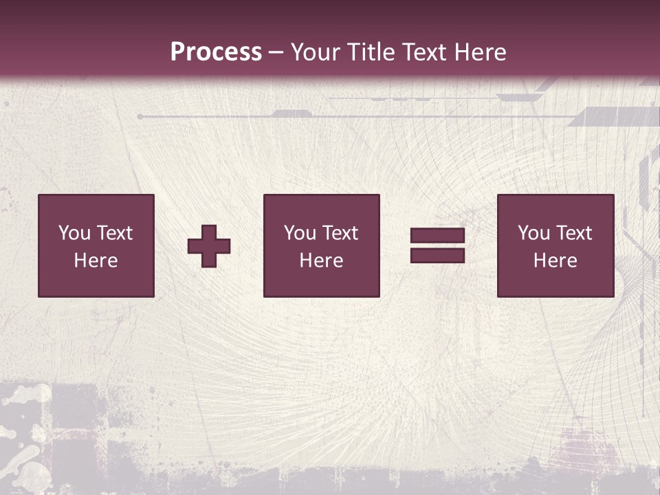 Distressed Collage Artistic PowerPoint Template