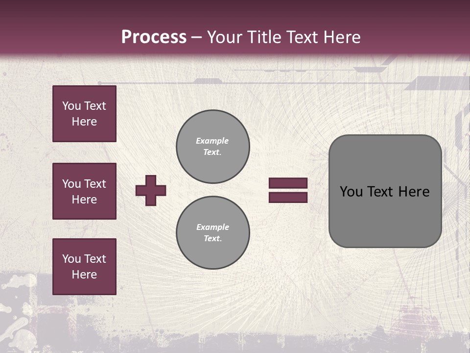 Distressed Collage Artistic PowerPoint Template