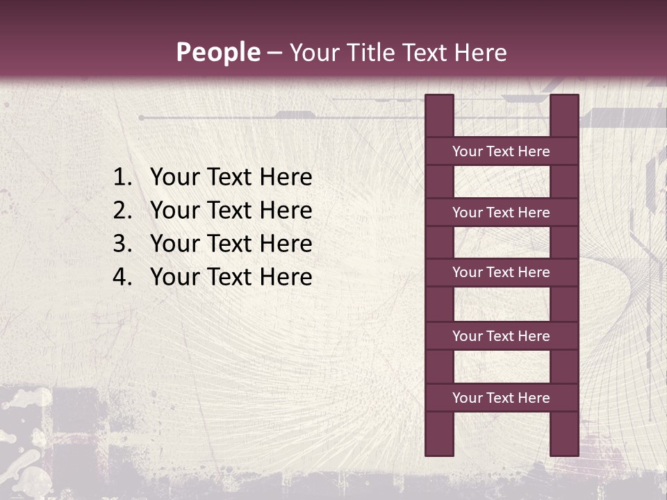 Distressed Collage Artistic PowerPoint Template