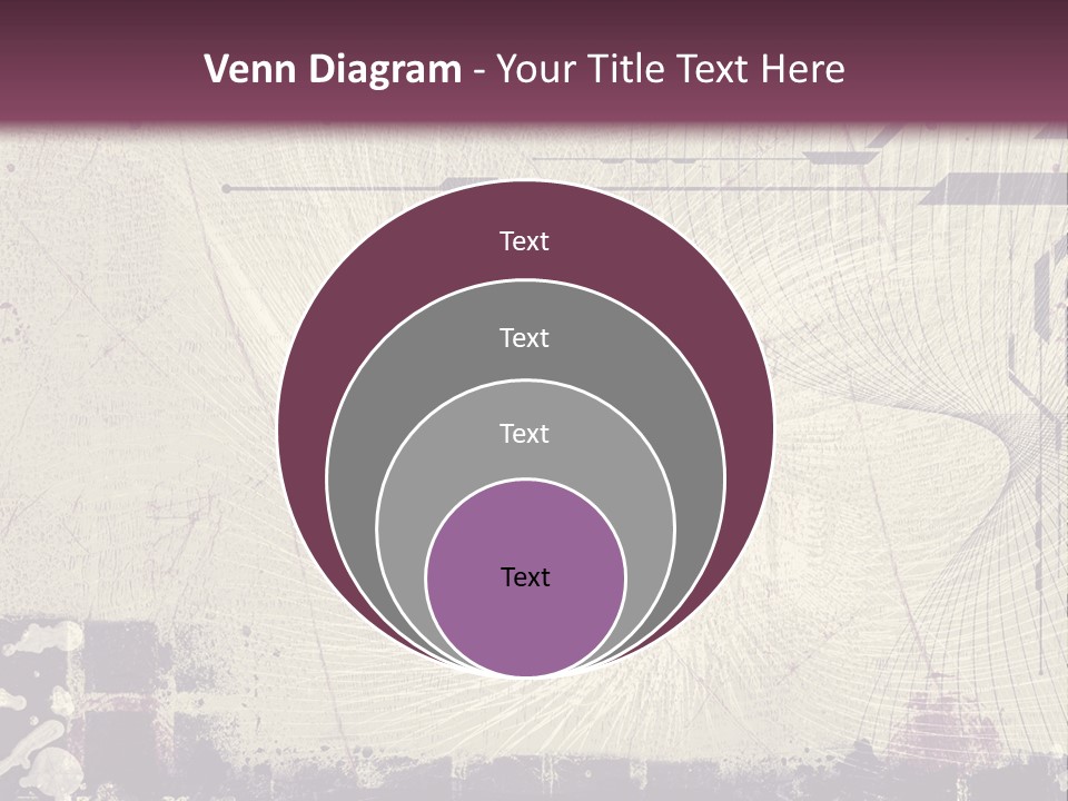 Distressed Collage Artistic PowerPoint Template