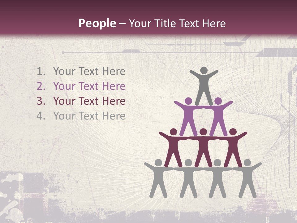 Distressed Collage Artistic PowerPoint Template