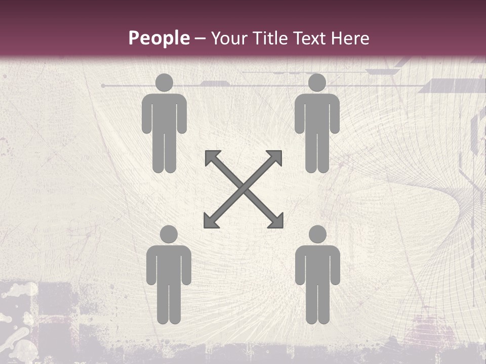 Distressed Collage Artistic PowerPoint Template