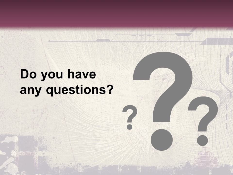 Distressed Collage Artistic PowerPoint Template