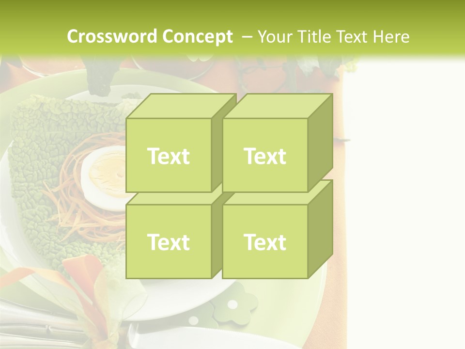 Einladung Feiern Serviette PowerPoint Template