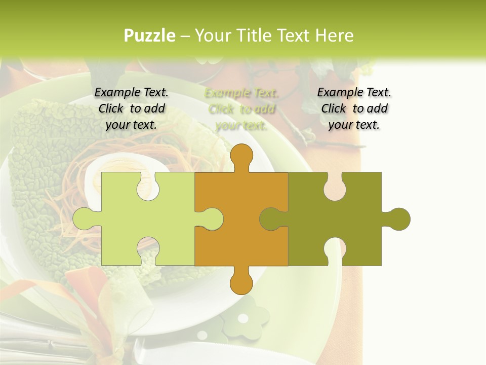 Einladung Feiern Serviette PowerPoint Template
