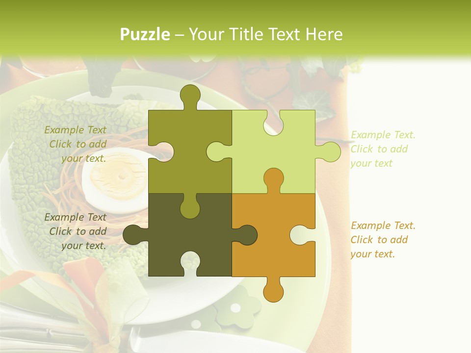 Einladung Feiern Serviette PowerPoint Template