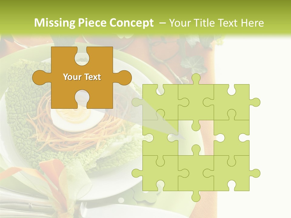 Einladung Feiern Serviette PowerPoint Template