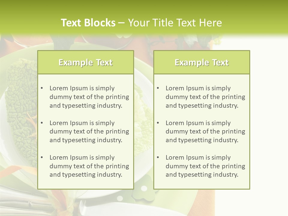 Einladung Feiern Serviette PowerPoint Template