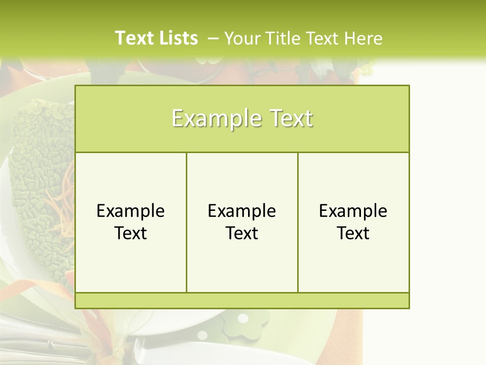 Einladung Feiern Serviette PowerPoint Template