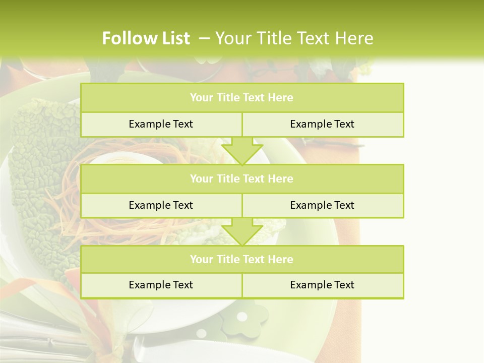 Einladung Feiern Serviette PowerPoint Template