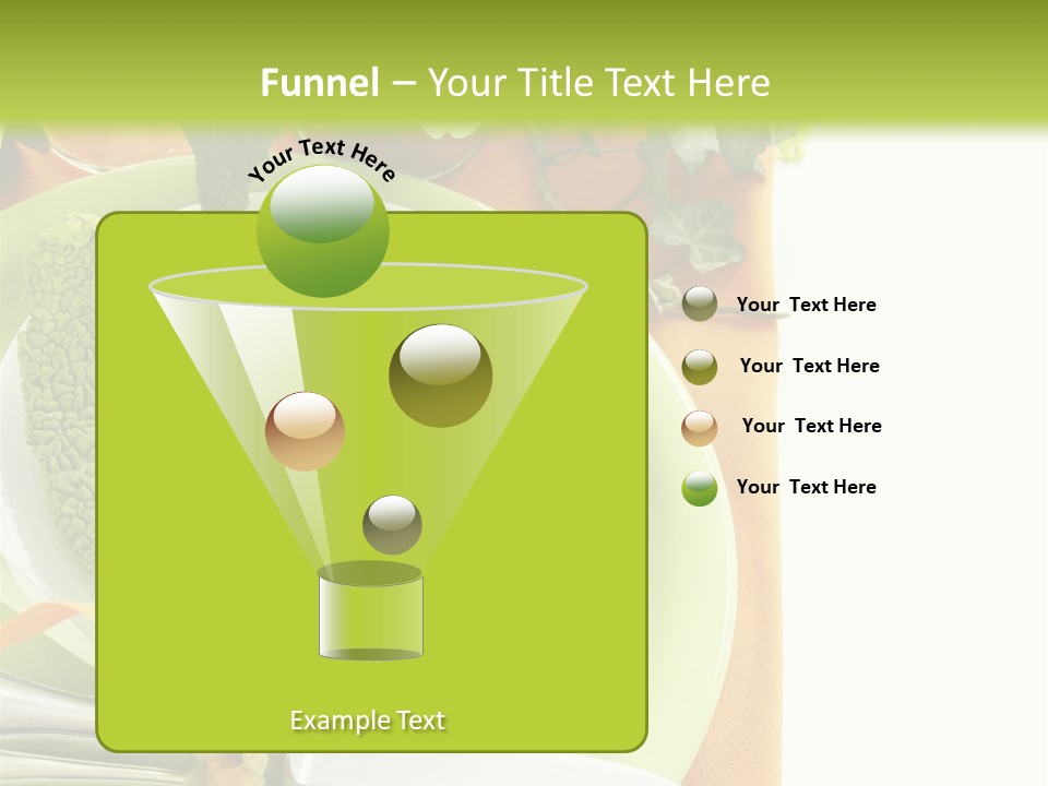 Einladung Feiern Serviette PowerPoint Template
