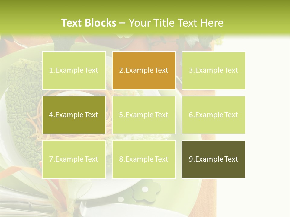 Einladung Feiern Serviette PowerPoint Template