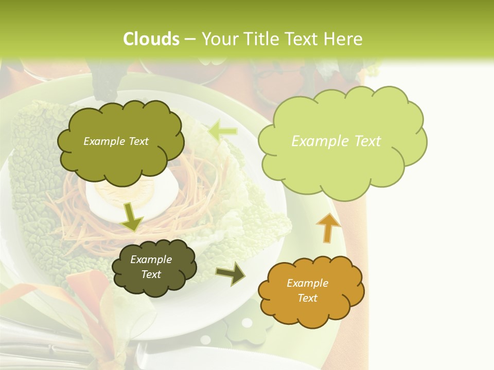 Einladung Feiern Serviette PowerPoint Template