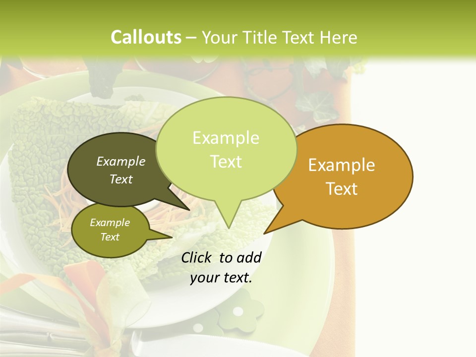 Einladung Feiern Serviette PowerPoint Template