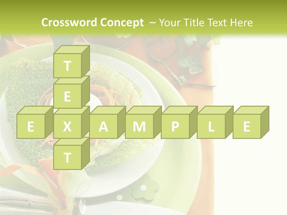 Einladung Feiern Serviette PowerPoint Template