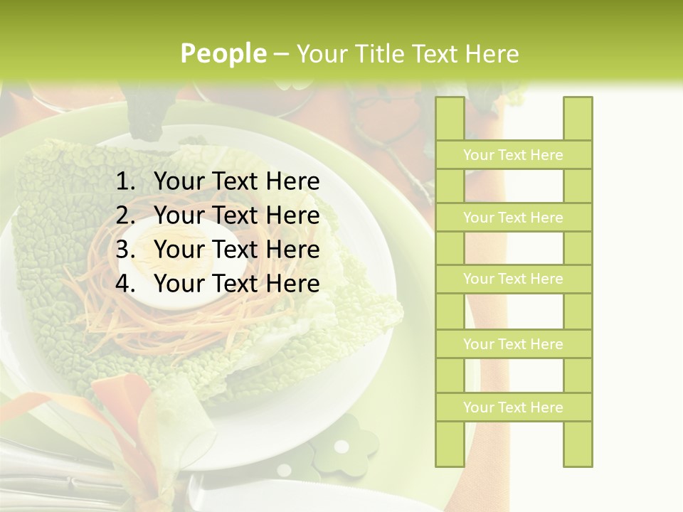 Einladung Feiern Serviette PowerPoint Template