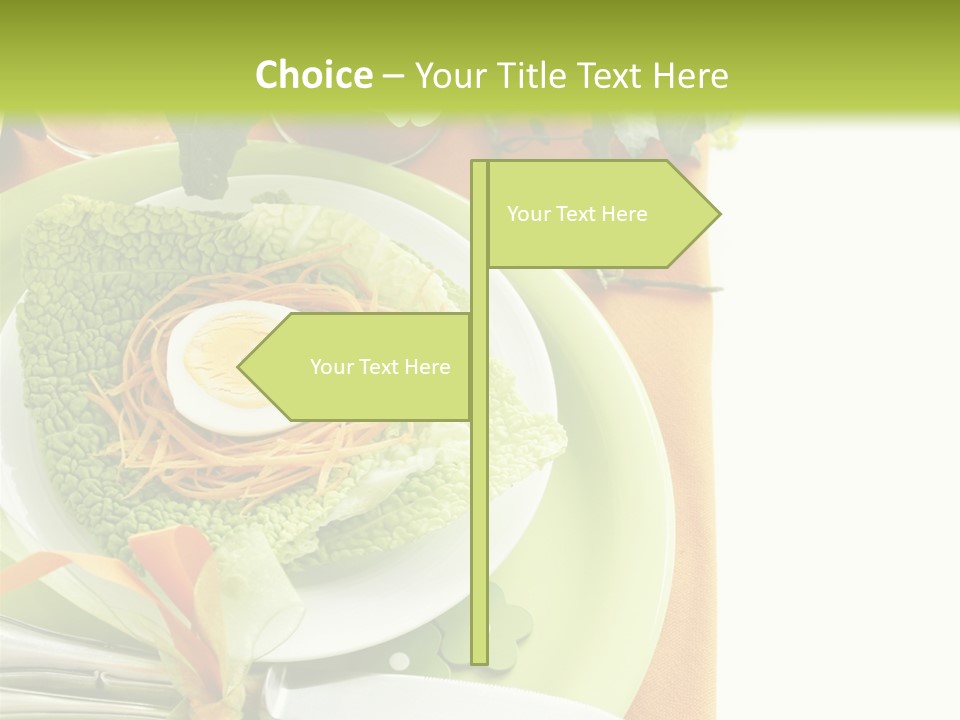 Einladung Feiern Serviette PowerPoint Template