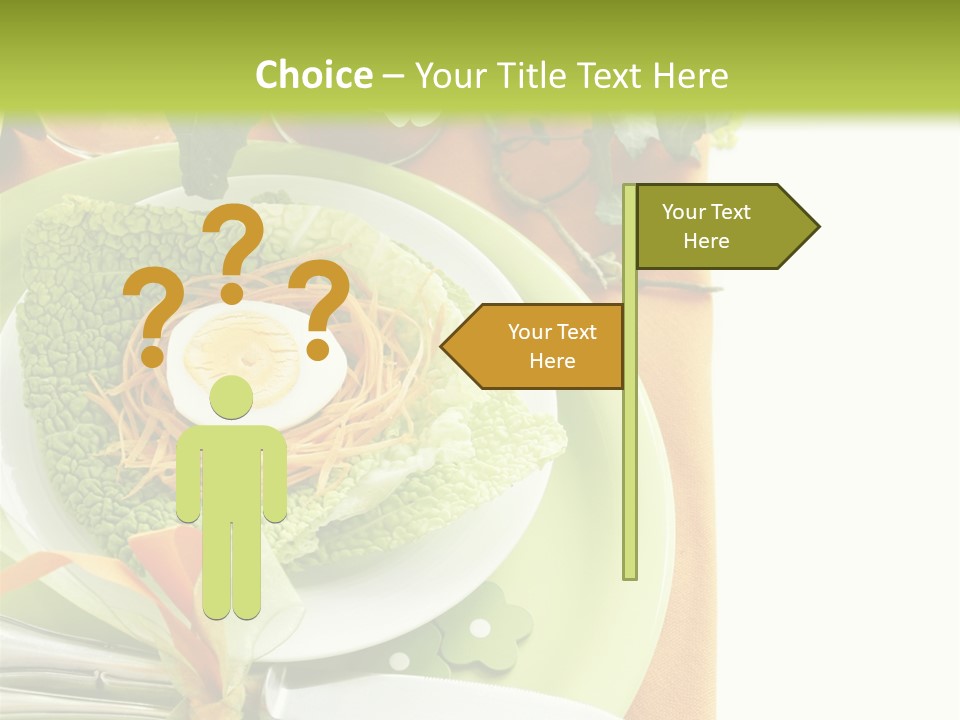 Einladung Feiern Serviette PowerPoint Template