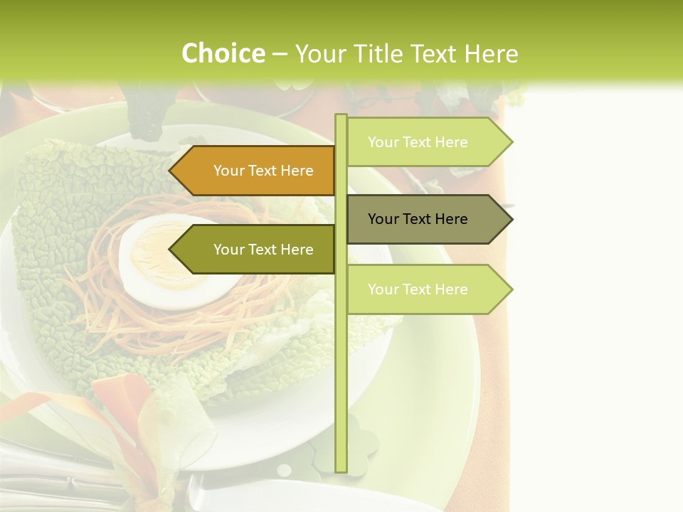 Einladung Feiern Serviette PowerPoint Template