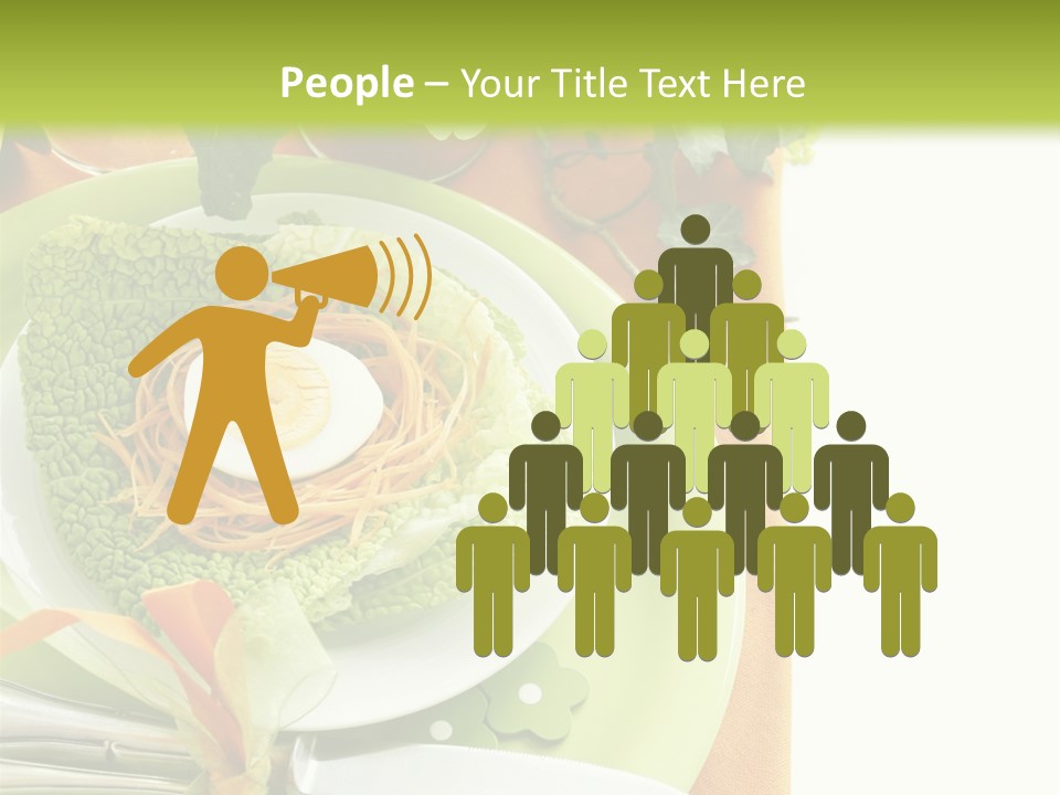 Einladung Feiern Serviette PowerPoint Template