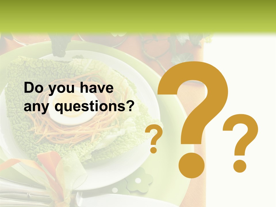 Einladung Feiern Serviette PowerPoint Template