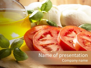 Salad Food Agriculture PowerPoint Template