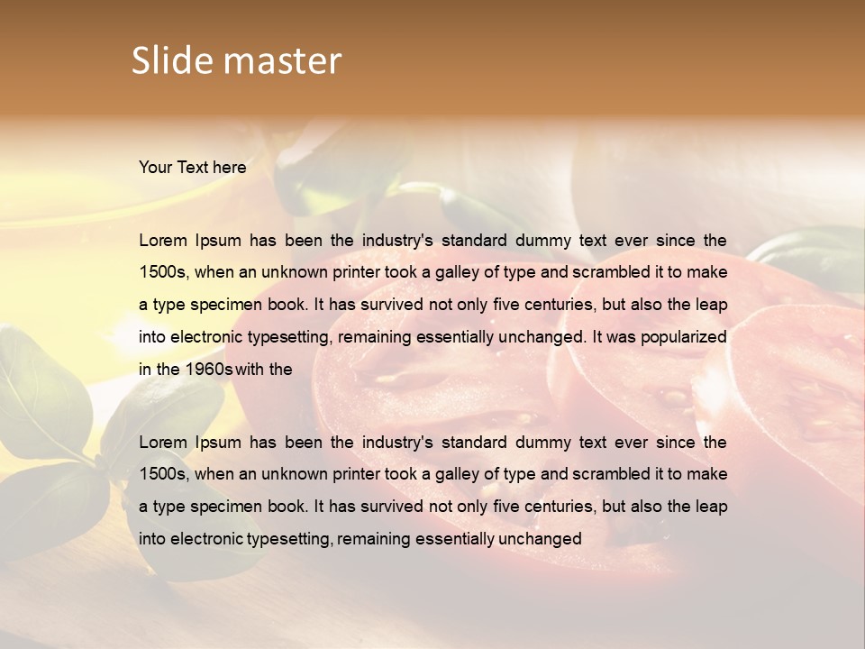 Salad Food Agriculture PowerPoint Template